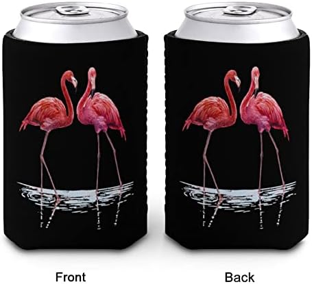 Ръкави за многократна употреба Чаши Flamingo Water За Кафе с Лед, Изолиран поставка за Чаши с Хубав Модел за