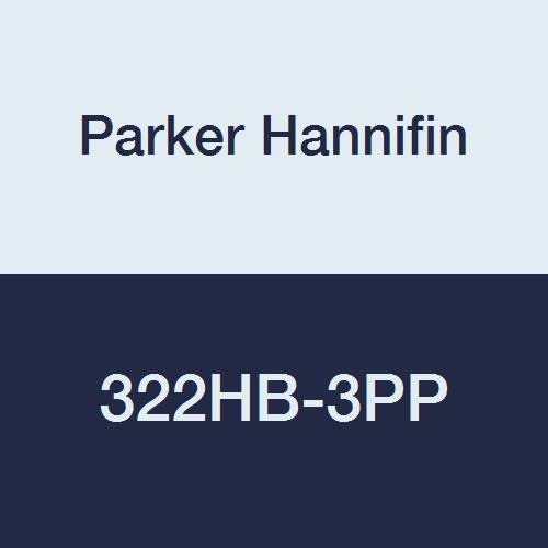Свързване на Фитинг Parker Hannifin 322HB-3PP от полипропилен, с Назъбени, 3/16 Трън за маркуч x 3/16 Трън за