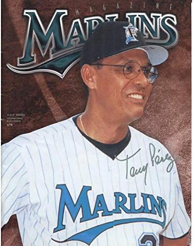 Списание Марлини с автограф от Тони Перес - Списания MLB с автограф