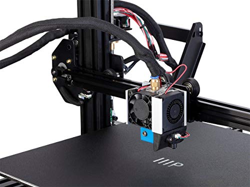 3D принтер Monoprice MP10 - Черен с магнитна нагряване поточна плоча (300 x 300 мм), функцията на възобновяване