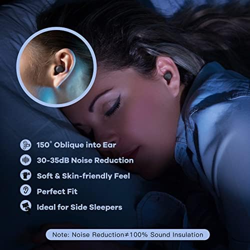 Тапи за уши с шумопотискане, AGPTEK 2 Двойки от многократна употреба на Силиконови затычек за защита на слуха