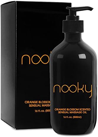 Масажно масло Nooky от цветове на портокал. С масло от жожоба и етерични масла. За масаж на 16 грама.
