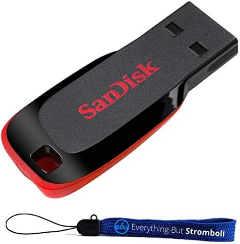 Флаш памет SanDisk Cruzer Blade USB 2.0 SDCZ50-016G-B35 Jump Drive, с Всичко, освен дантела Стромболи (TM)