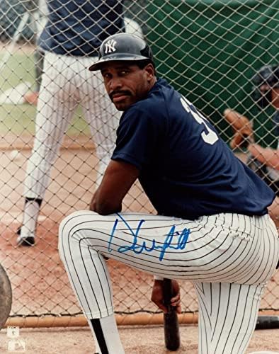 Дейв Winfield, бейзболен клуб Ню Йорк Янкис КОПИТО, Подписано снимка 8x10 - Снимки на MLB с автограф
