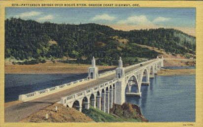 Магистрала на брега на Орегон, Пощенска Картичка в щата Орегон