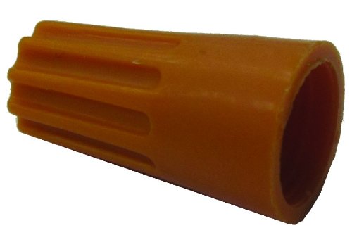 Съединител с метална гайка Supco T1151, Изолирана, с Пружинящей вложка, Оранжево, Среден размер (опаковка от