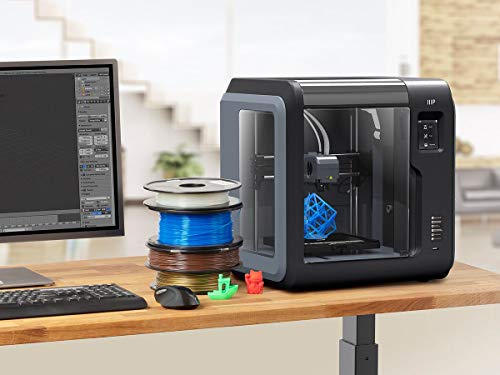 3D принтер Monoprice Voxel - Напълно затворен, с Подвижни нагряване плоча за монтаж (150 x 150 x 150 мм) Сензорен