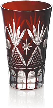 大塚硝子(Otsukaglass) Бирена чаша, Φ65×H105mm, Червен