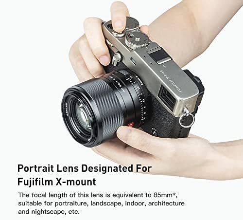 VILTROX 56 мм Обектив F1.4 f/1.4 XF за Fuji с автофокус, Портретен обектив формат APS-C с голяма бленда за фотоапарати