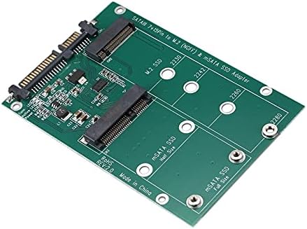 Съединители MSATA / M2 NGFF SSD за САТА Конвертор Адаптер Комбинирана карта M. 2 2 в 1 - (Цвят: 2 бр.)