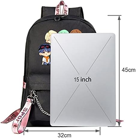 Раница TCXRB USB, Раница Jimin Suga Джин V Jungkook Daypack, Чанта за лаптоп с Голям капацитет в Колежа за пътуване