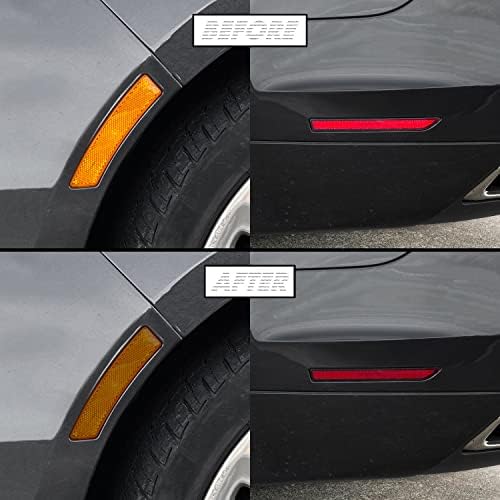 Винил опушен нюанс SlickMod за обратно лампата и рефлектора Lincoln MKZ 2013-2020 (1. Задна светлина, 20% черен
