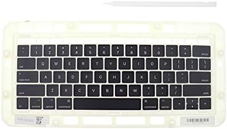 Капачки за клавиши на клавиатурата САЩ, Пълен комплект, Подмяна Съвместима с MacBook Pro Retina 13A1706 15A1707 2017 2018 година на издаване, железен лост в пакет