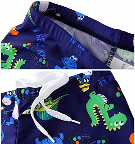 YAGATA/Комплект на бански костюми от 3 теми за малки момчета, Комплект на Бански костюми с Динозавром, Бански