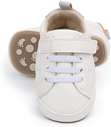 COSANKIM/Обувки за малките момчета и момичета, детски маратонки от изкуствена кожа, дантела, нескользящая гумена
