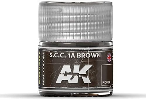AK Real Colors RC034 S. C. C. 1A Кафяв (10 мл)