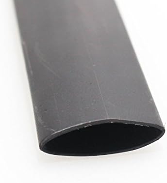 Свиване тръба 2: 1 черно 4,5 мм вътре, 1 м