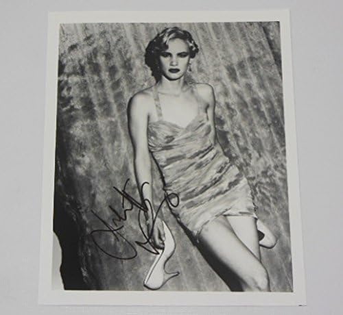 Актрисата Калифорния Секси Джульетт Люис Истински Ръчно подпис, С Автограф на Ч/Б 8x10 Лъскава Снимка Loa