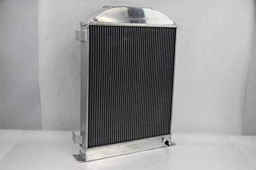 Изцяло алуминиев радиатор за: ДВИГАТЕЛЯ на FORD FLATHEAD с плоска глава 1933 1934 33 34 Височина = 25,5