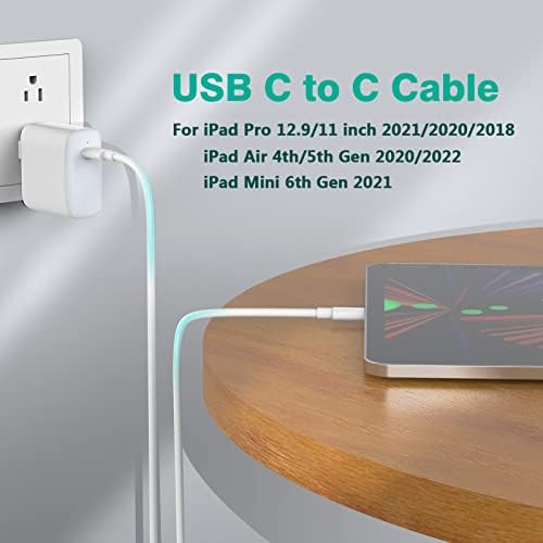 Кабел за зареждане IFEART USB C-C USB за MacBook Air, Mac Book Pro + 100 W 6,6 фута кабел за зареждане USB-C за MacBook Pro, Mac Air (2023-2018)