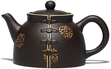 ЛЮЖ костюм на лилаво саксия с пясък чайник, ръчна изработка кунг-фу чай чайник офис ретро домакинство чайник