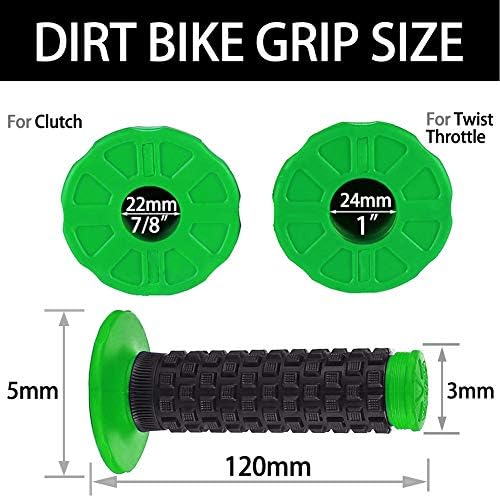 Мотоциклетни Ръкохватки Dirt Bike Grips Pillow-Top Grip Mx Grips Универсални Писалки за KX60 KX65 KX80 KX85