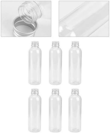 Cabilock Прозрачни Бутилки За Вода Прозрачен Контейнер 6шт 200 мл Прозрачни Пластмасови Бутилки за Еднократна