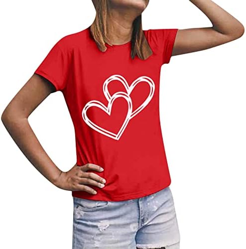 Къс Ръкав Комфорт Цвят 2023 Облекло Памучен Елегантна Тениска с Кръгло Деколте за Жени Лято Есен Свободно Намаляване